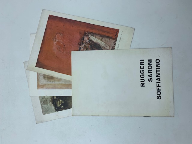 Ruggeri Saroni Soffiantino. Galleria d'arte 'La Bussola'. Torino 3 - 12 febbraio 1959
